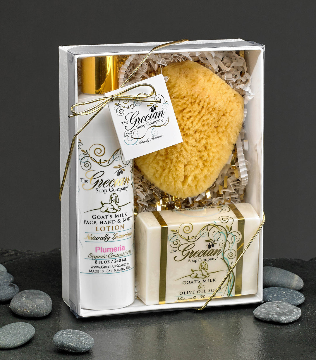 Lotion, Soap and Sponge Gift Set: Lavender