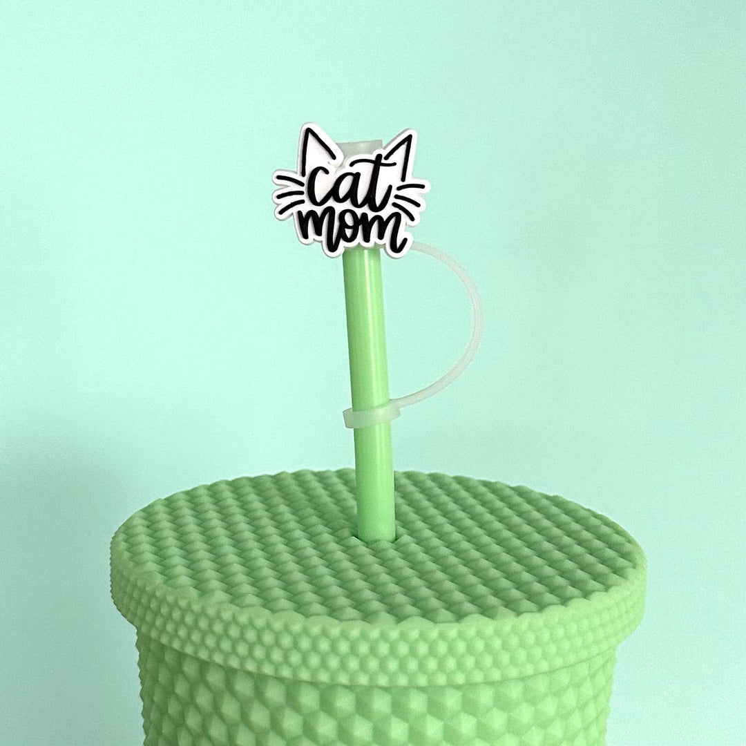 Straw Cover Cat Mom