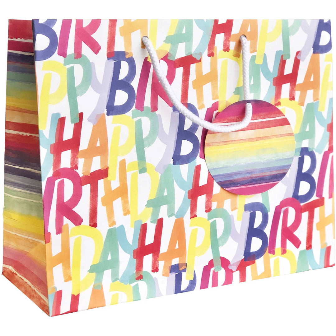 Rainbow Birthday Tote - Large