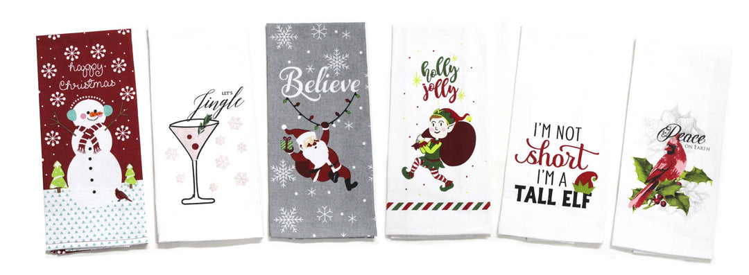 Christmas Funny Sayings Floursack Towel