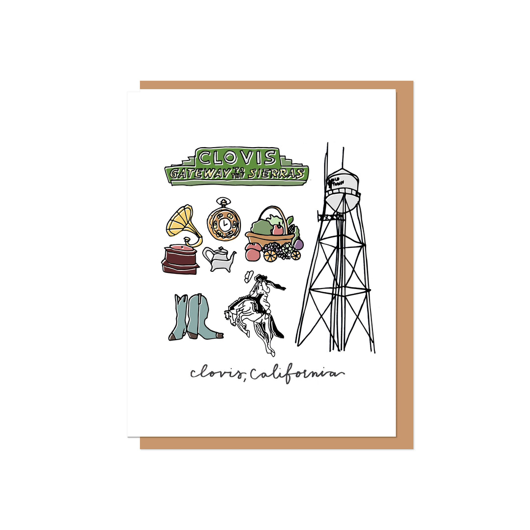 Clovis, Ca Greeting Card