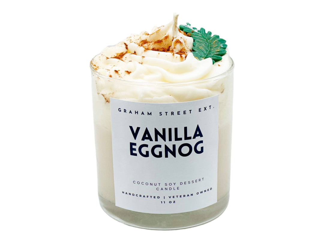 Vanilla Eggnog Dessert Candle