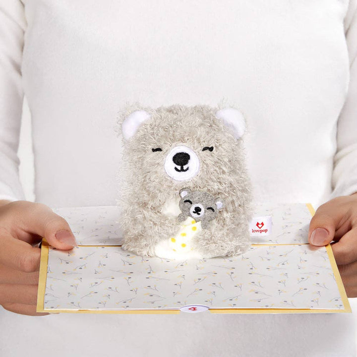 'Love You Most' Mama Bear Plushpop Card, Greeting Cards