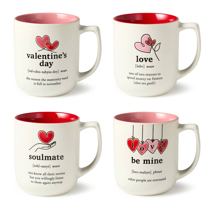 Valentine's Day Mugs 18 oz. asst.