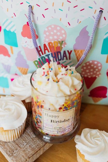 Happy Birthday Dessert Candle