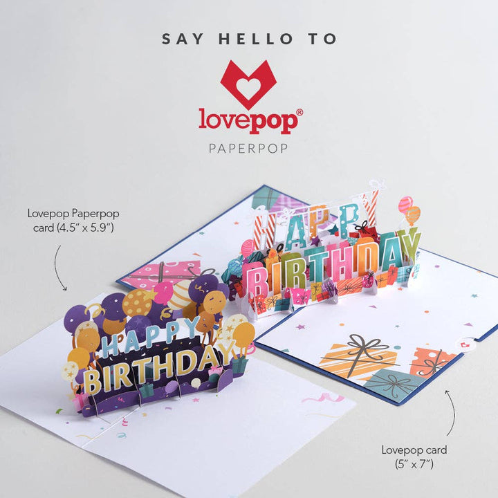 Happy Birthday Fun Sprinkles Cake: Paperpop® Card, Birthday