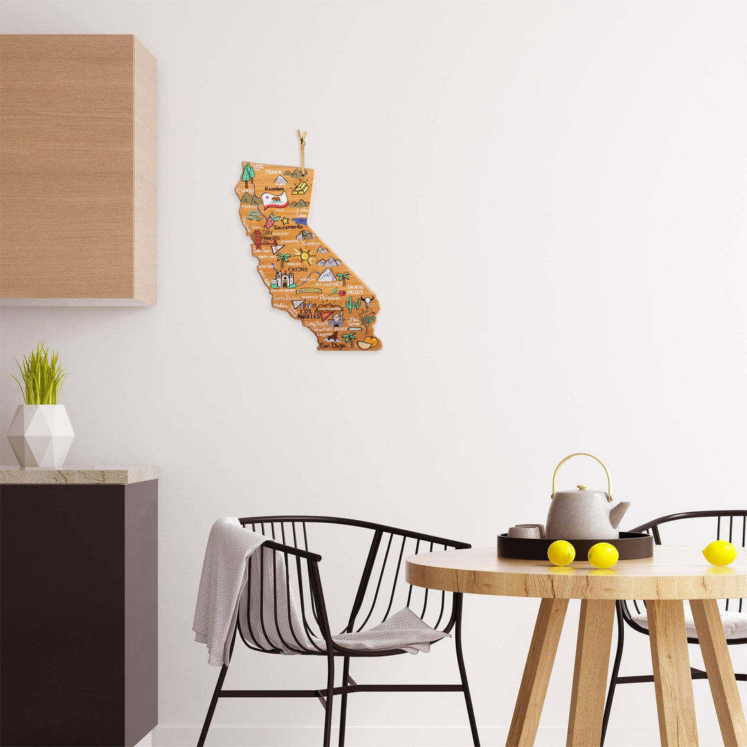California Cutting Board with Artwork by Fish Kiss™