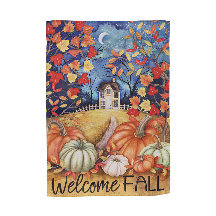 Alive in Fall Suede Garden Flags