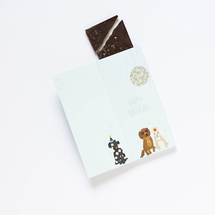 Birthday Card and Chocolate – Heard There was a Pawty