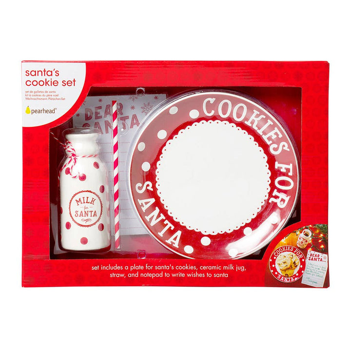 Christmas Santa's Milk & Cookie Set