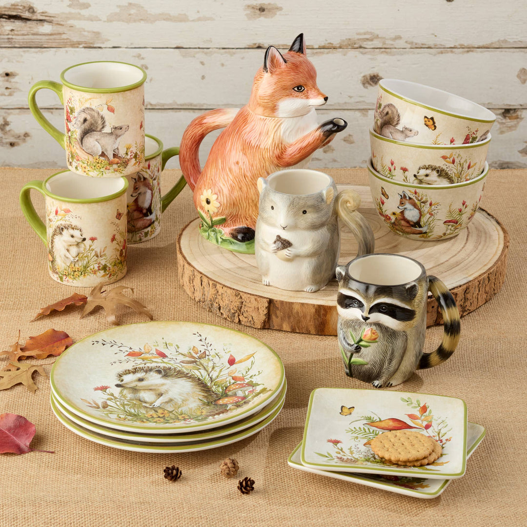 Woodland Critters Fall 3-D Mugs 16 oz. asst.