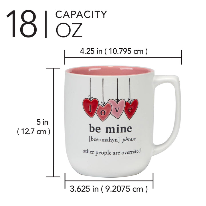 Valentine's Day Mugs 18 oz. asst.