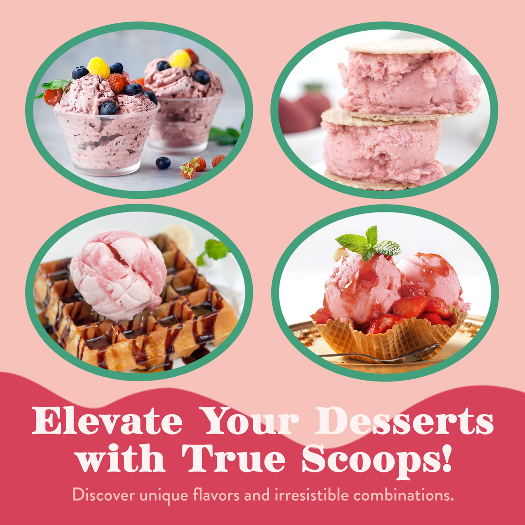 True Scoops Strawberry Ice Cream Mix (Min 6 units)