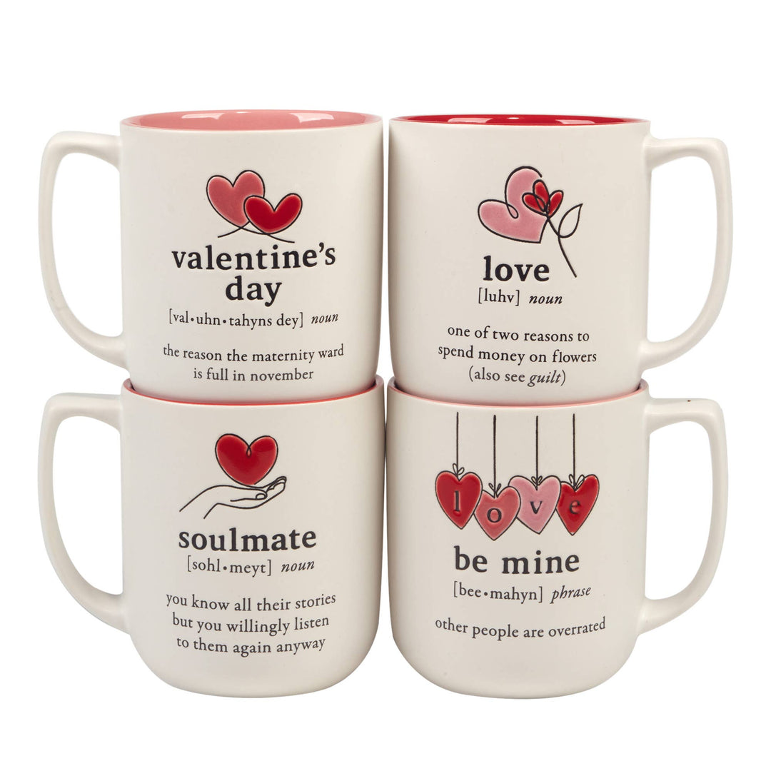 Valentine's Day Mugs 18 oz. asst.