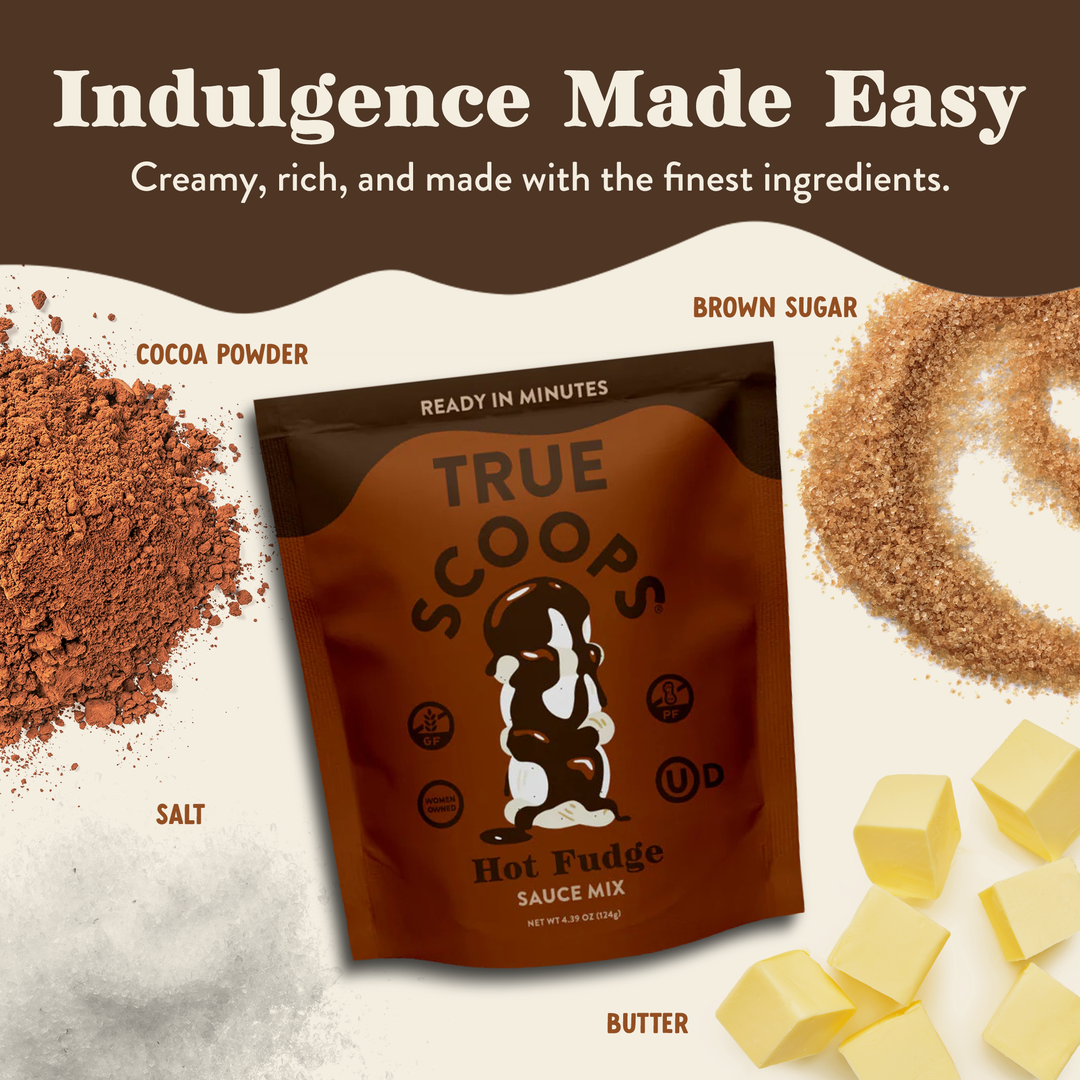 True Scoops Hot Fudge Sauce Mix (Min 8 units)