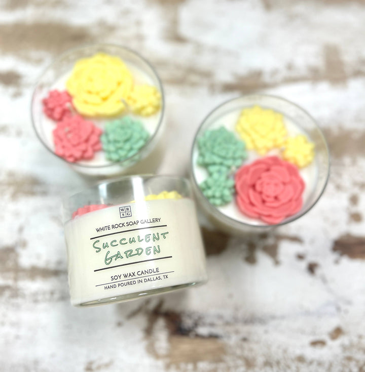 Succulent Garden Soy Candle