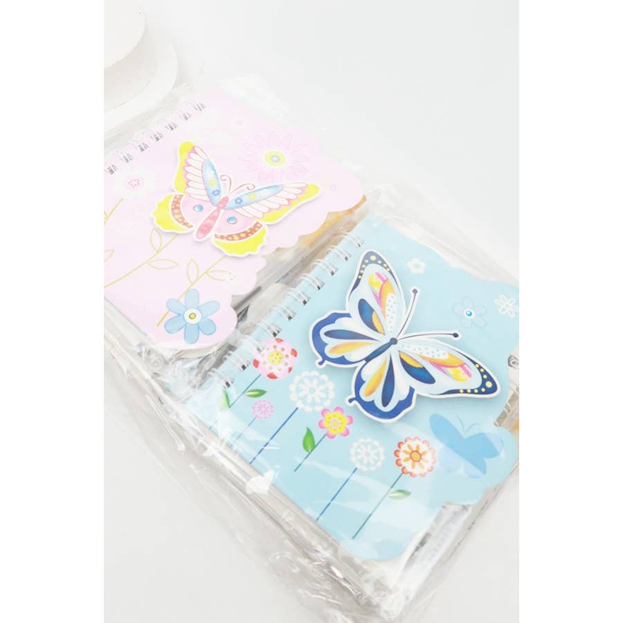 Butterfly NoteBook with Pen Set: MIX COLOR / ONE
