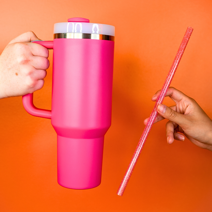 40oz Variety Glitter Tumbler Straws