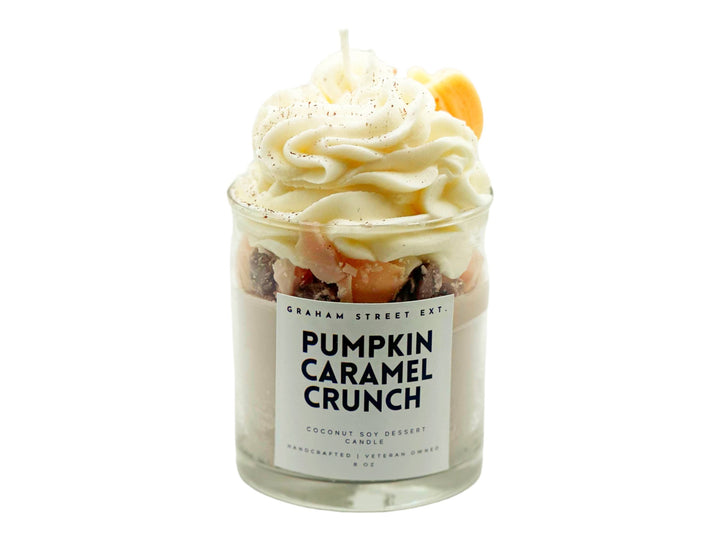 Pumpkin Crunch Cake Dessert Candle