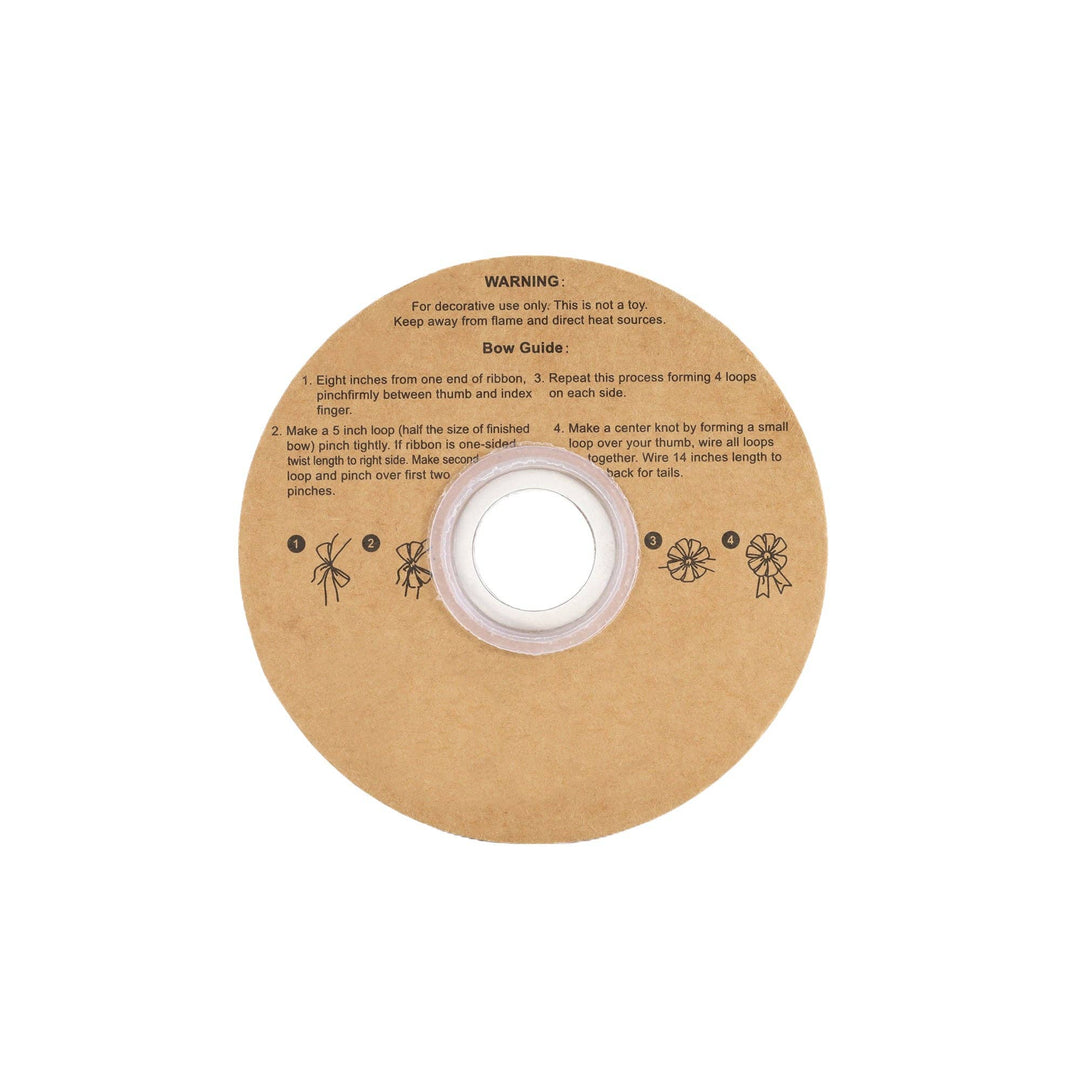 Wired Metallic Dupioni Ribbon 10 Yard Roll