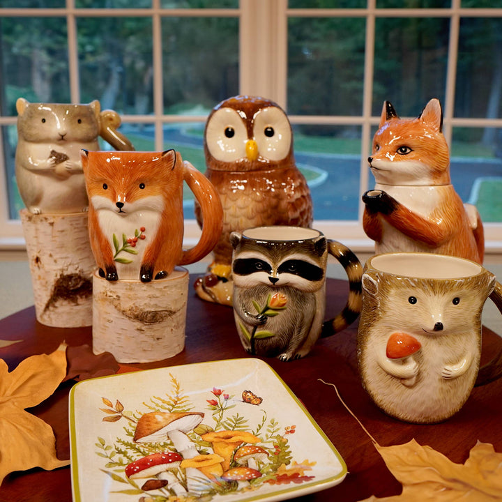 Woodland Critters Fall 3-D Mugs 16 oz. asst.