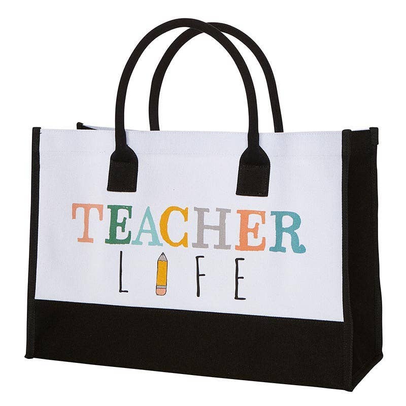 Canvas Tote - Teacher Life