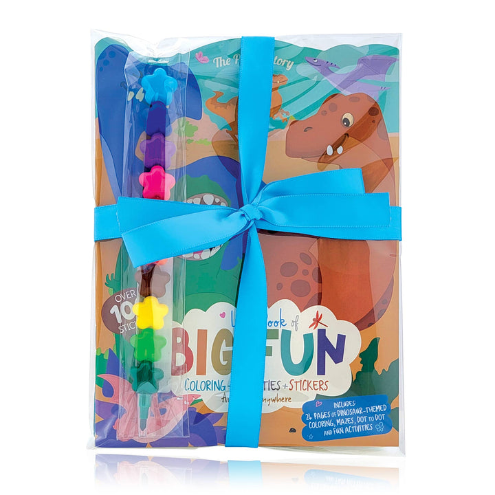 Activity Book & Rainbow Stacker Crayon Gift Value Pack
