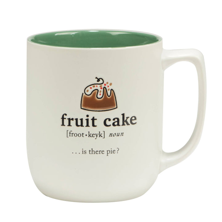 Christmas Fun Green Sayings Mug 16 oz asst