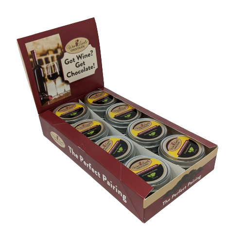 1oz Tin Wine Lover's Chocolate - Pairs with Sparkling Wines
