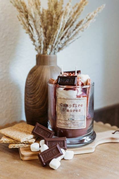 Campfire S'mores Dessert Candle