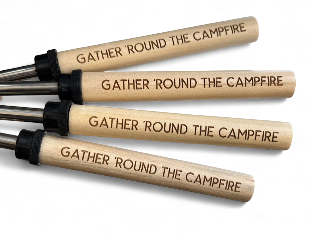 🔥Funny S'More Sticks -Pun Marshmallow Roasting Sticks: Let's Get Toasty