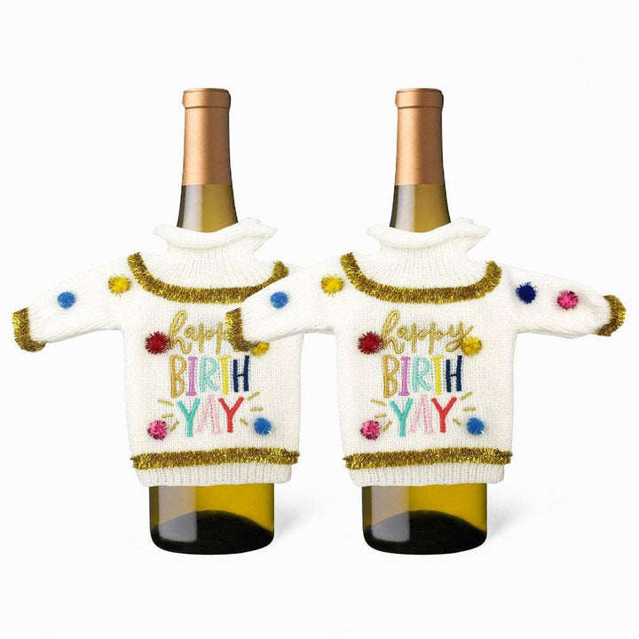 Funny Wine Bottle Sweater | Happy BirthYay