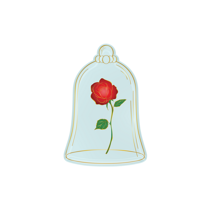 Beauty & The Beast Foil Sculpted Trinket Tray 25-30sq in