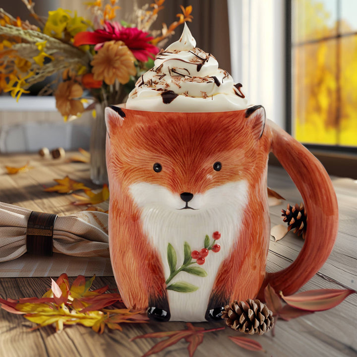 Woodland Critters Fall 3-D Mugs 16 oz. asst.