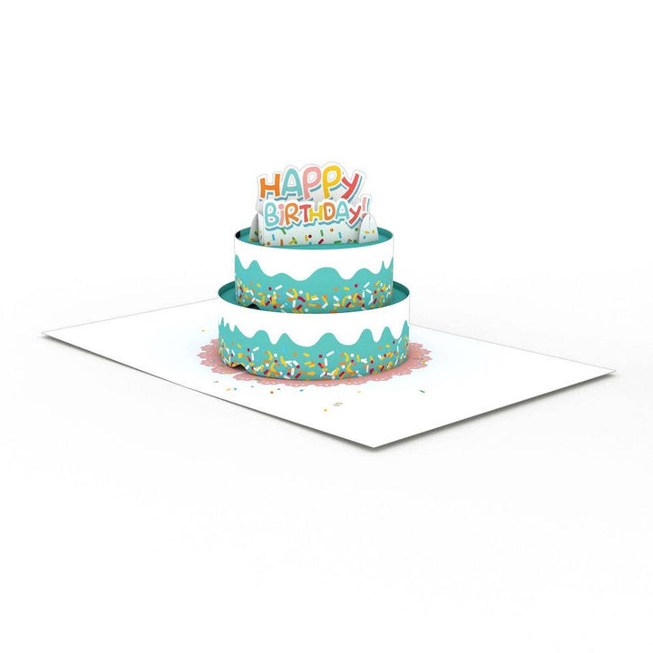 Happy Birthday Fun Sprinkles Cake: Paperpop® Card, Birthday