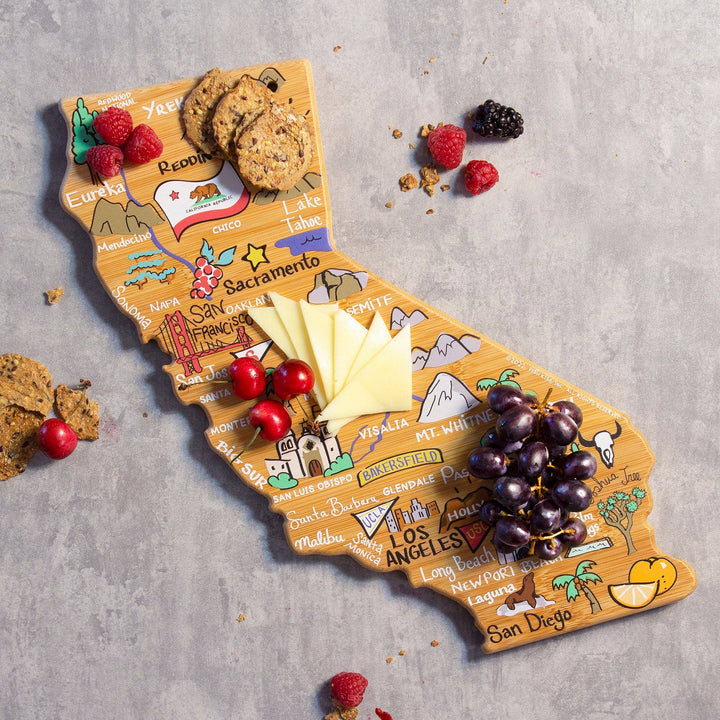 California Cutting Board with Artwork by Fish Kiss™