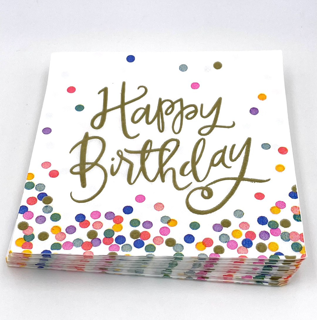 Birthday Cocktail Napkins 20ct