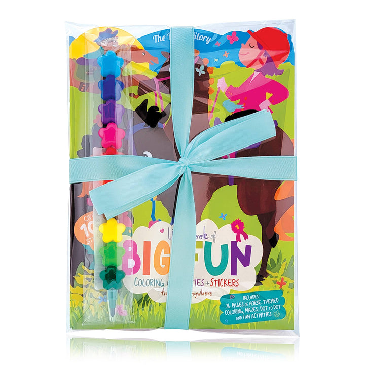 Activity Book & Rainbow Stacker Crayon Gift Value Pack