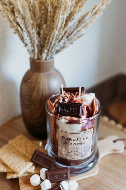 Campfire S'mores Dessert Candle