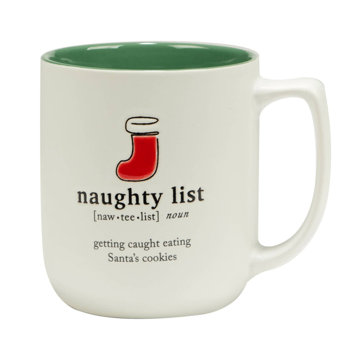 Christmas Fun Green Sayings Mug 16 oz asst