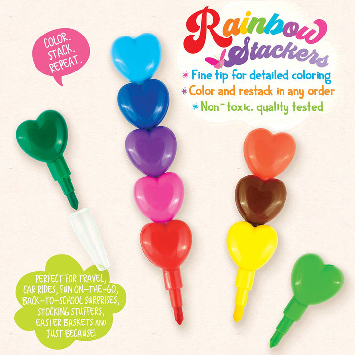 Activity Book & Rainbow Stacker Crayon Gift Value Pack