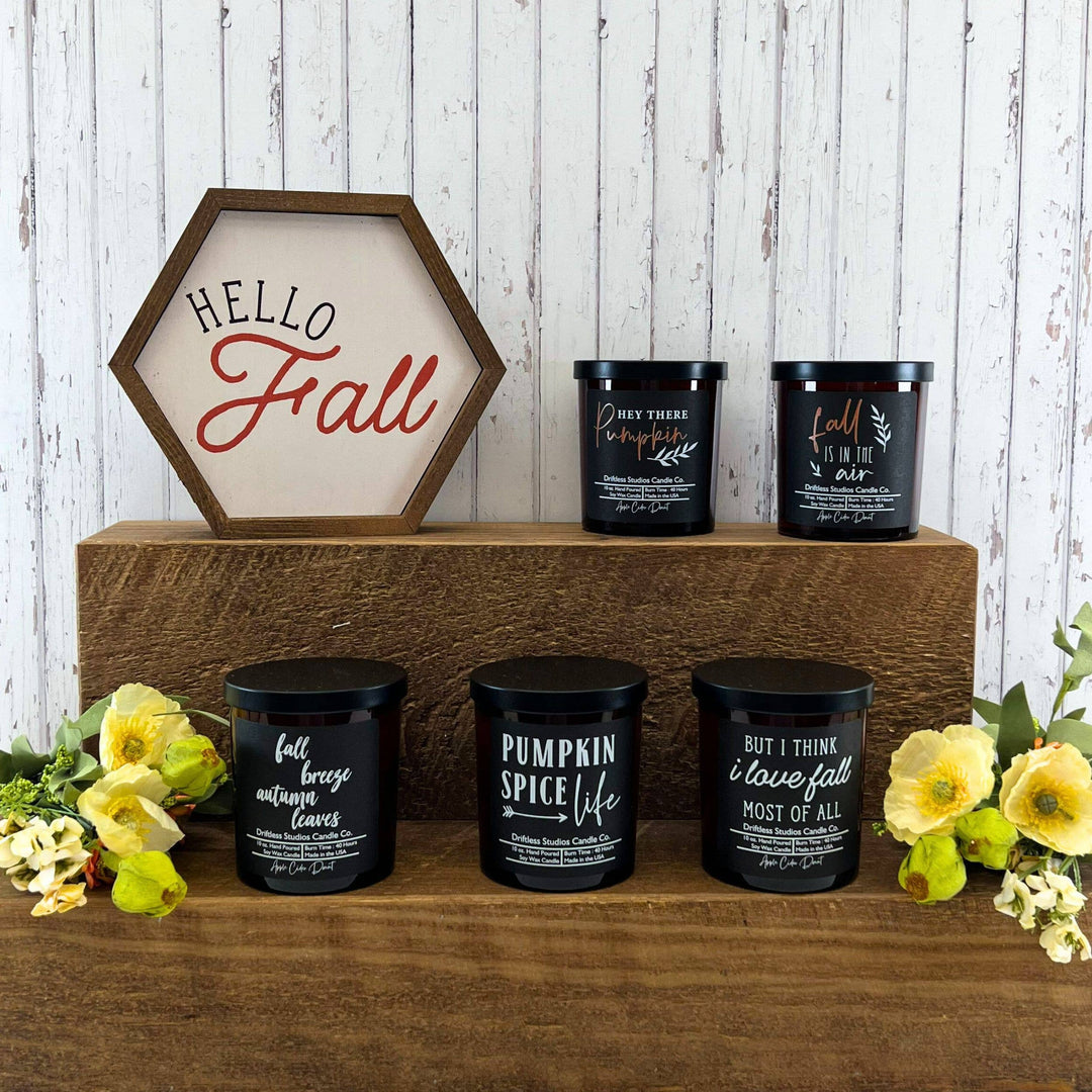 Hey There Pumpkin - Fall Candle - Soy Wax Candles: Drunken Pumpkin