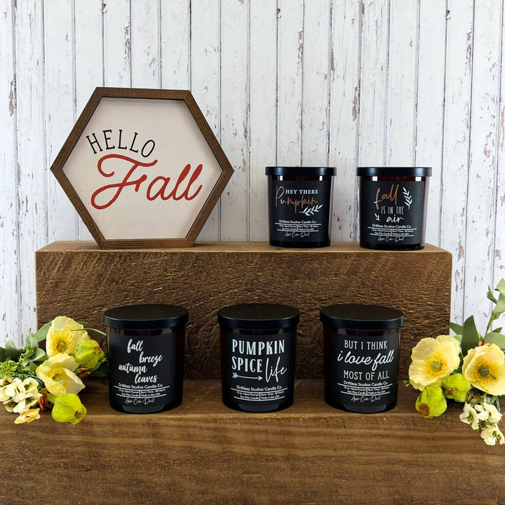 Hey There Pumpkin - Fall Candle - Soy Wax Candles: Drunken Pumpkin