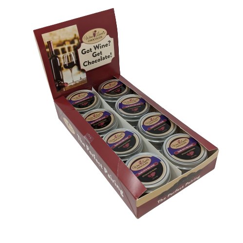 1oz Tin Wine Lover's Chocolate - Pairs with Red Wines