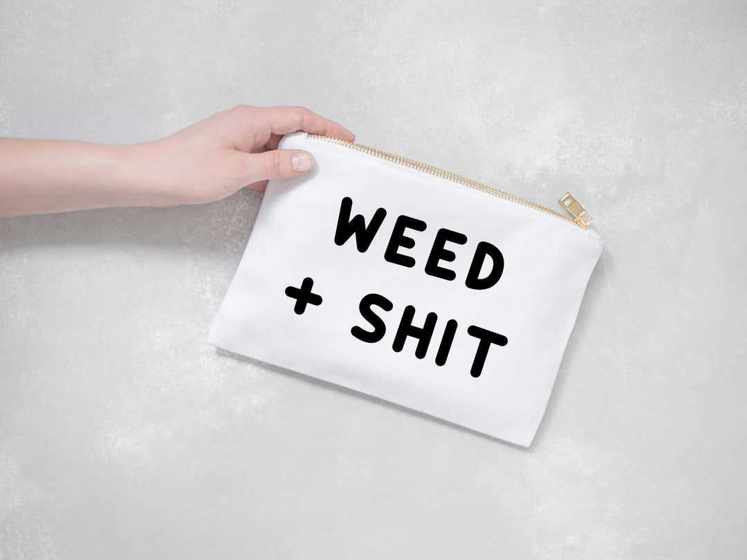 Weed and Shit Pouch Bag: Green