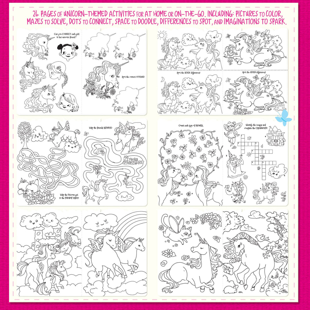 Activity Book & Rainbow Stacker Crayon Gift Value Pack