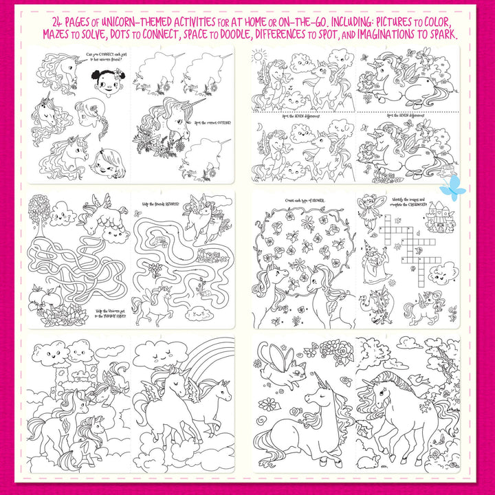 Activity Book & Rainbow Stacker Crayon Gift Value Pack