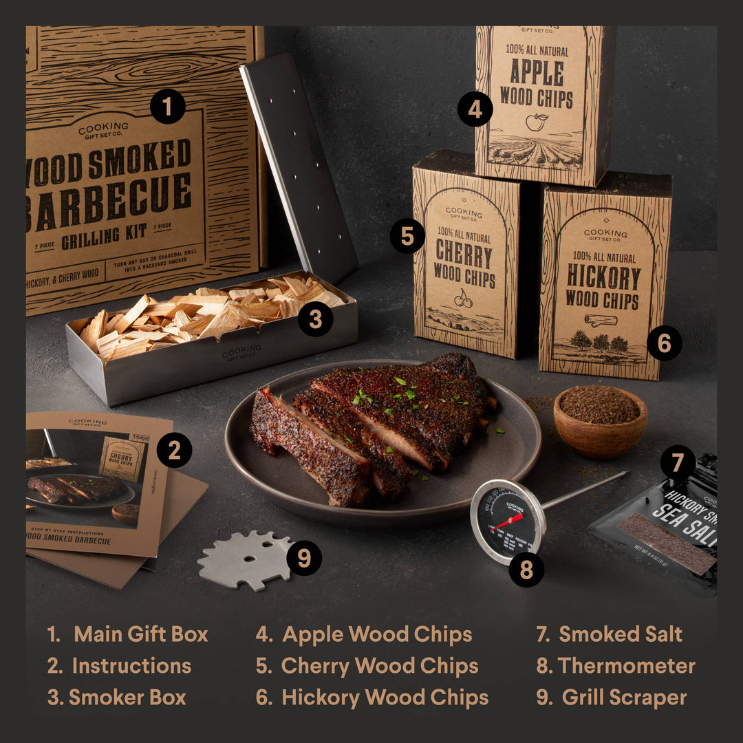 Wood Smoked Barbeque | Grilling Gifts | Cooking Gift Set Co.