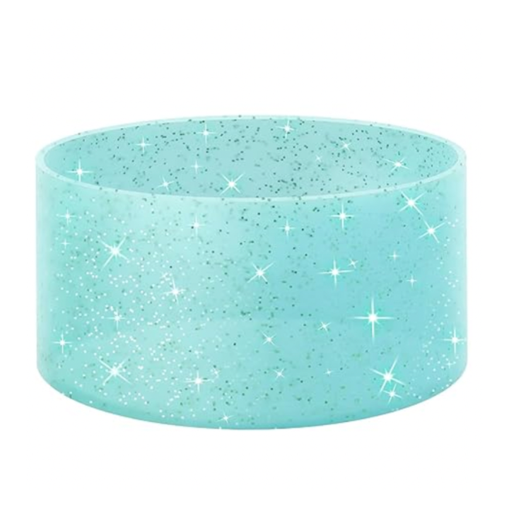 Blue Glitter Bottle Boot