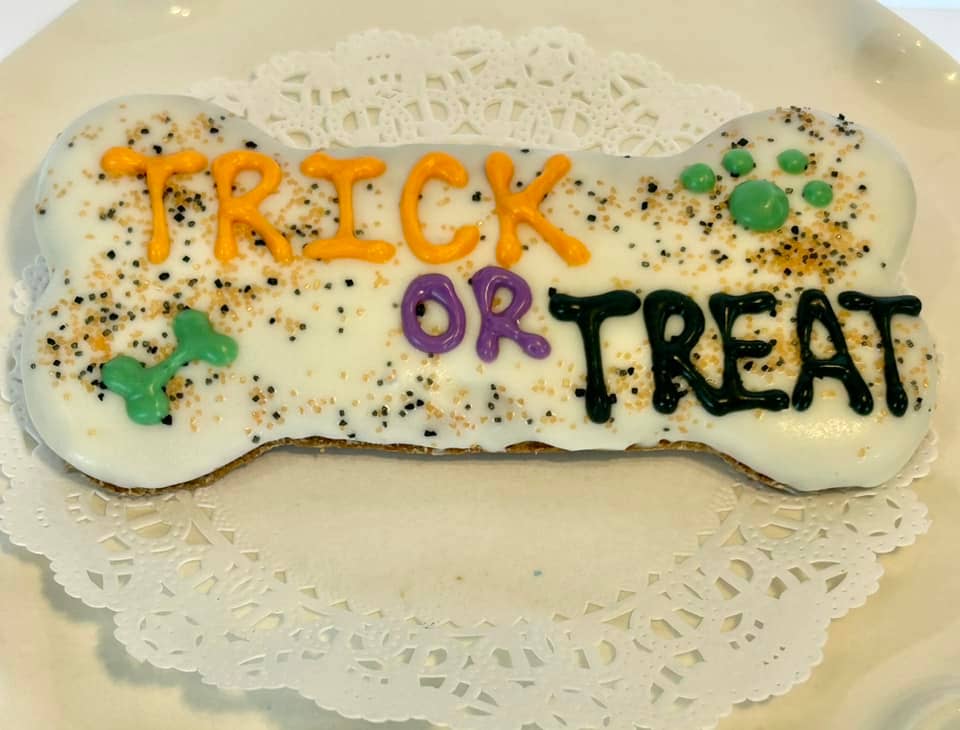 Trick Or Treat 6" Dog Bone
